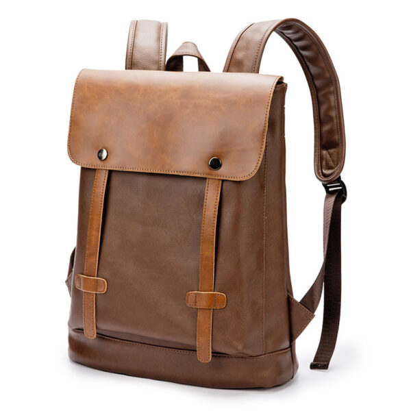 Backpack College Wind Leather - Image 5