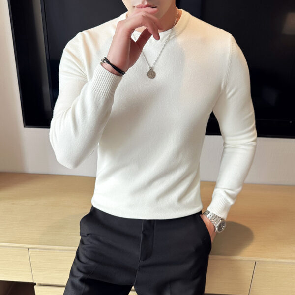 Modal Anti-Pilling Round Neck Sweater For Men